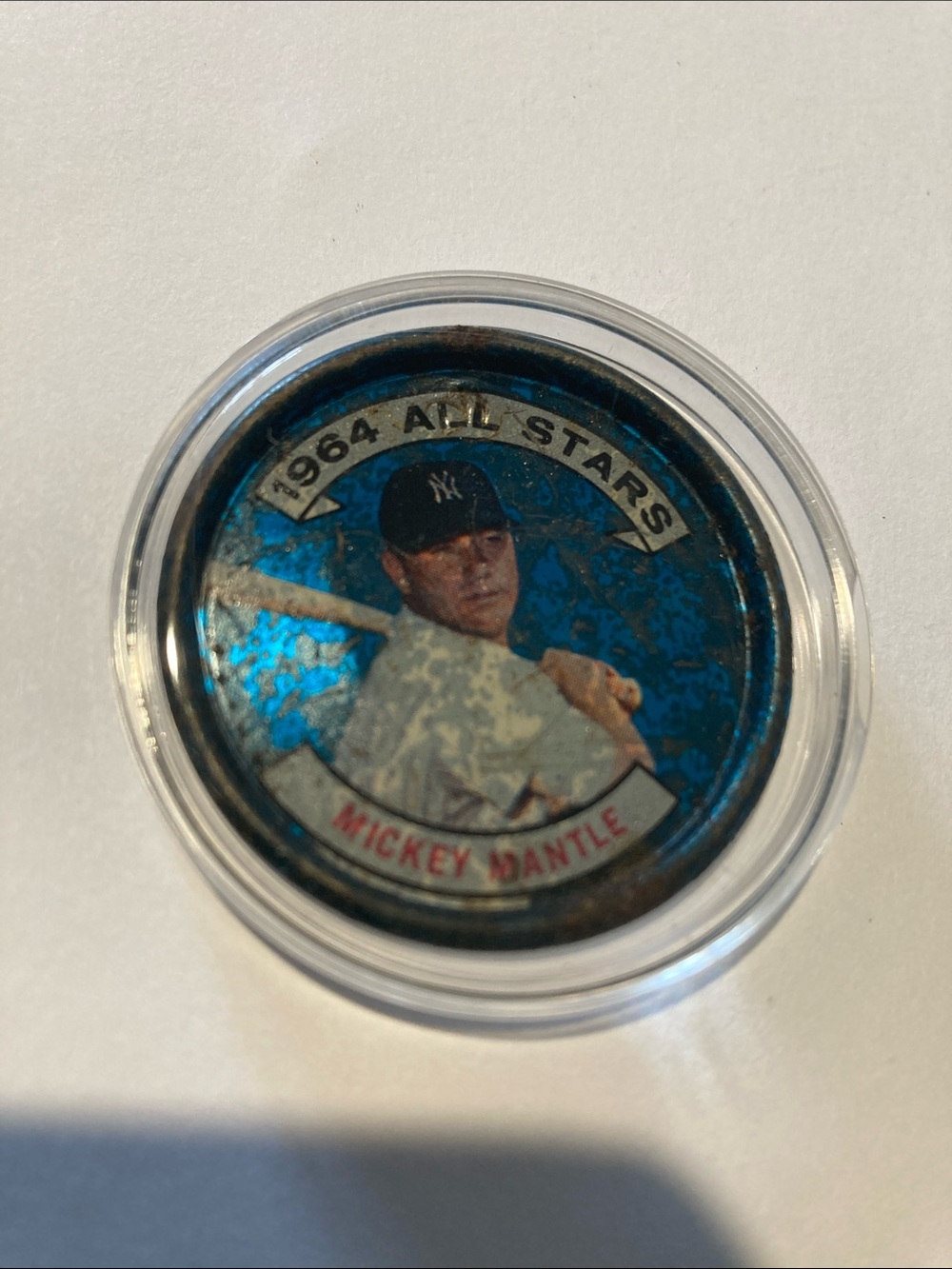 Rare 1964 Topps Coin #131 Mickey Mantle